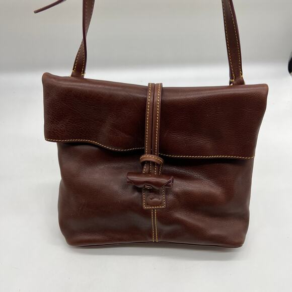 Dooney & Bourke Florentine Med Toggle Crossbody Bags Chestnut Brown - Picture 16 of 16